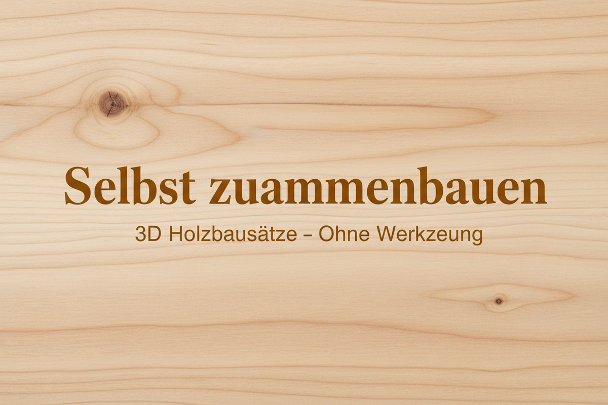 Holzbausatz – Selbst zusammenbauen