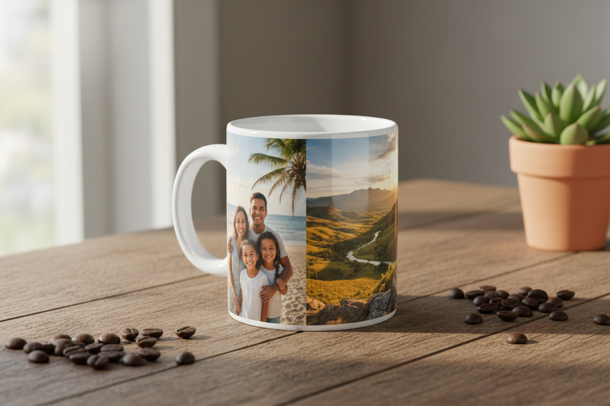Personalisierte Fototassen – Sublimationsdruck
