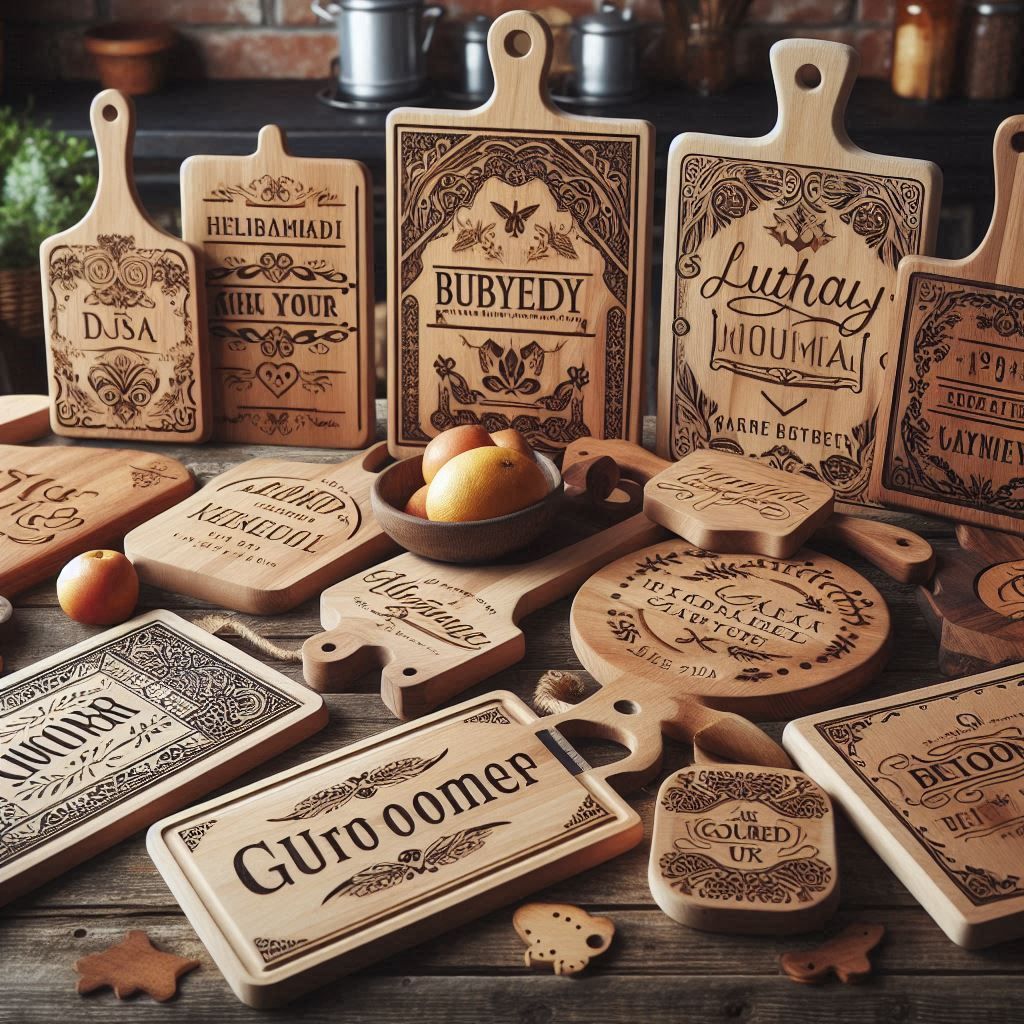 Schneidebretter und Frühstückbretter aus Holz