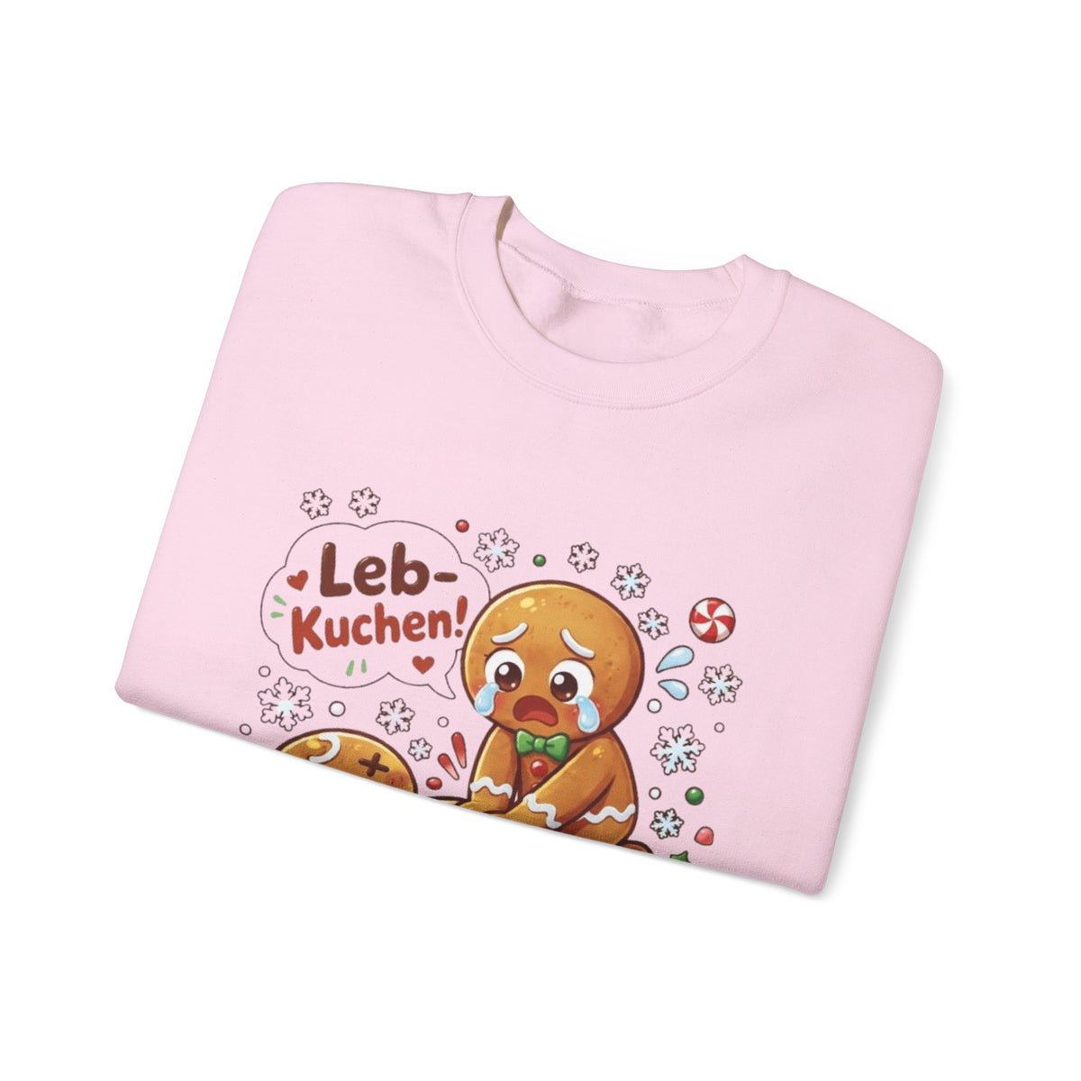 Weihnachtssweatshirt mit lustigem Lebkuchen-Motiv
