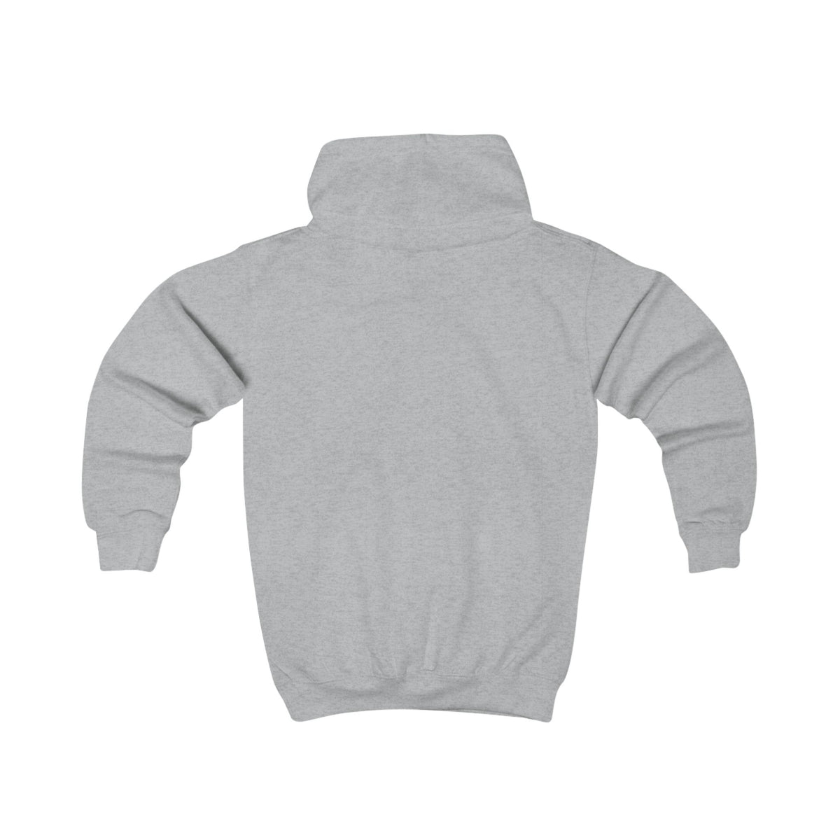 Kinder-Kapuzenpullover mit buntem Hochlandrind-Motiv