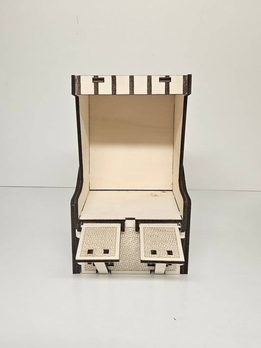Strandkorb Miniatur aus Holz – Limitierte Edition