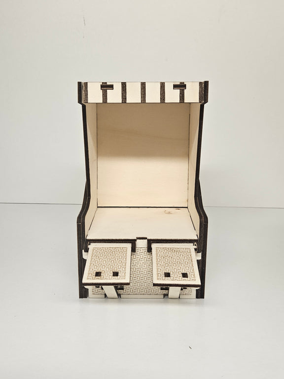Strandkorb Miniatur aus Holz – Limitierte Edition