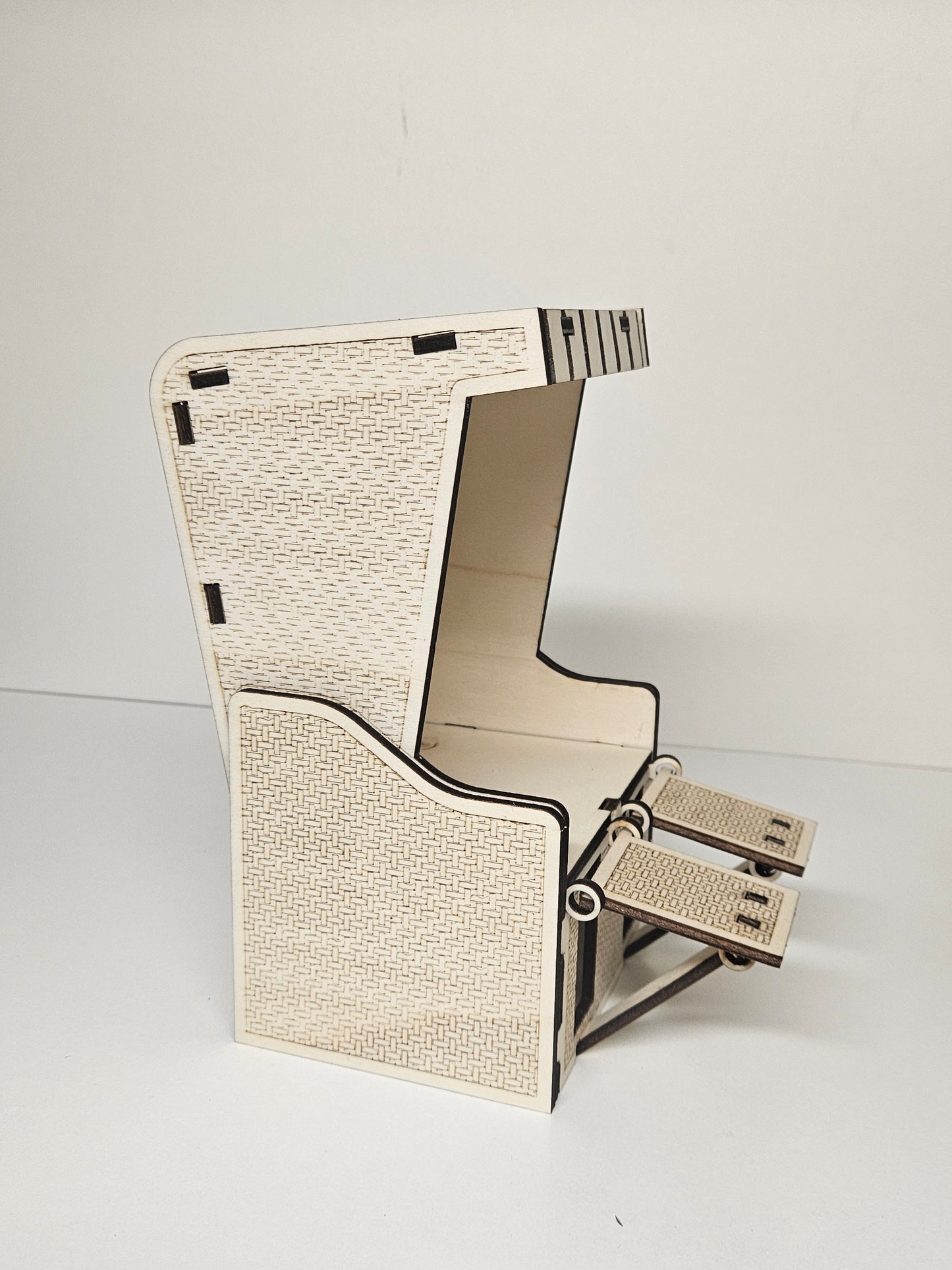 Strandkorb Miniatur aus Holz – Limitierte Edition