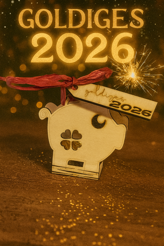 Glücksbringer Schweinchen 2026 – Limitierte Edition (8×7 cm)