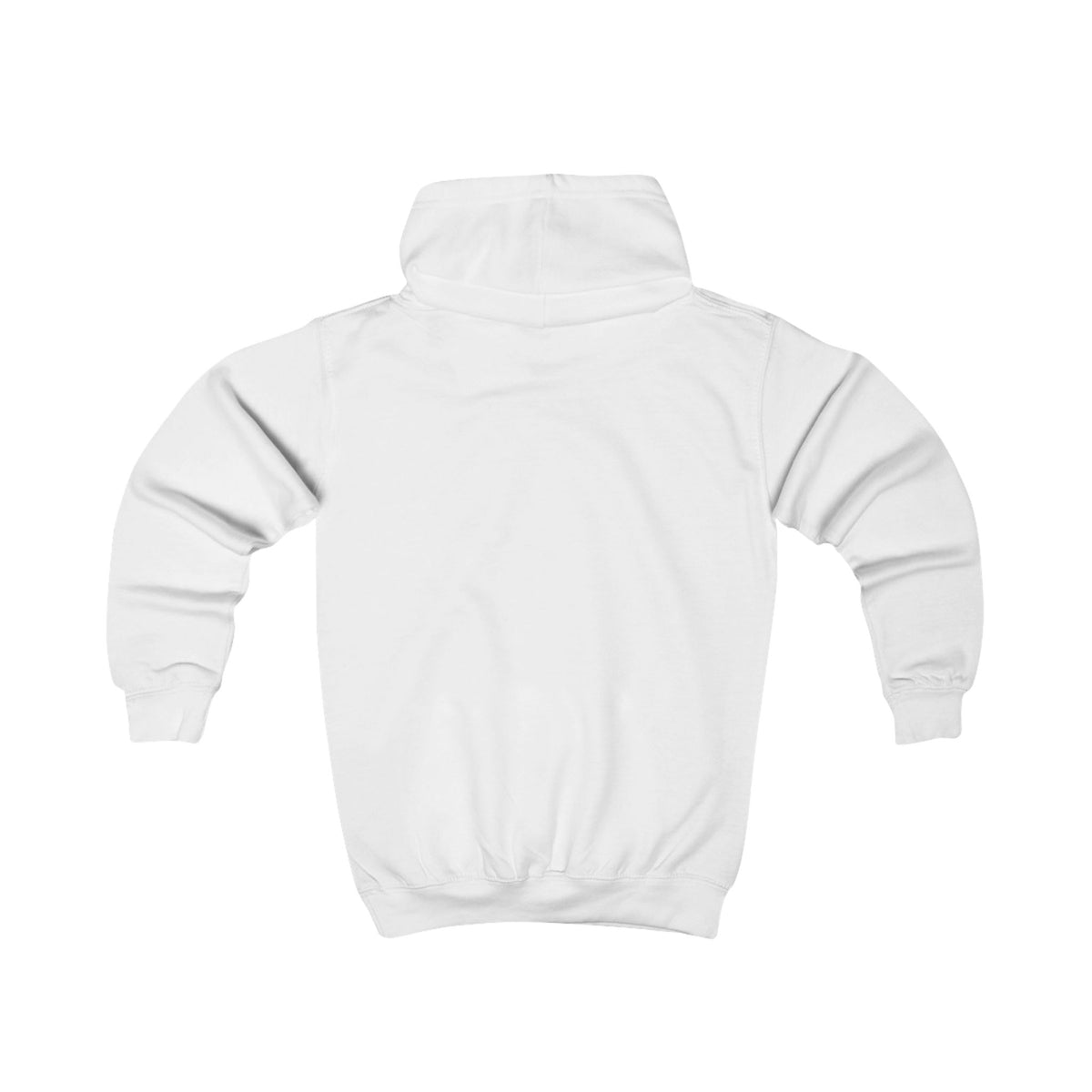Kinder-Kapuzenpullover mit buntem Hochlandrind-Motiv
