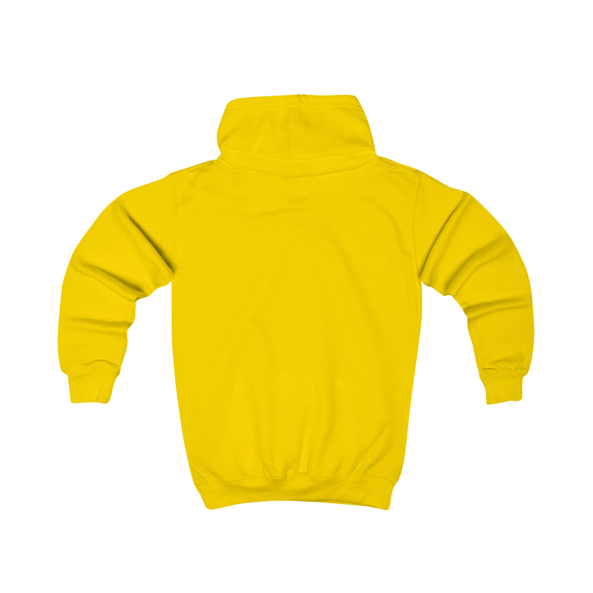 Kinder-Kapuzenpullover mit buntem Hochlandrind-Motiv