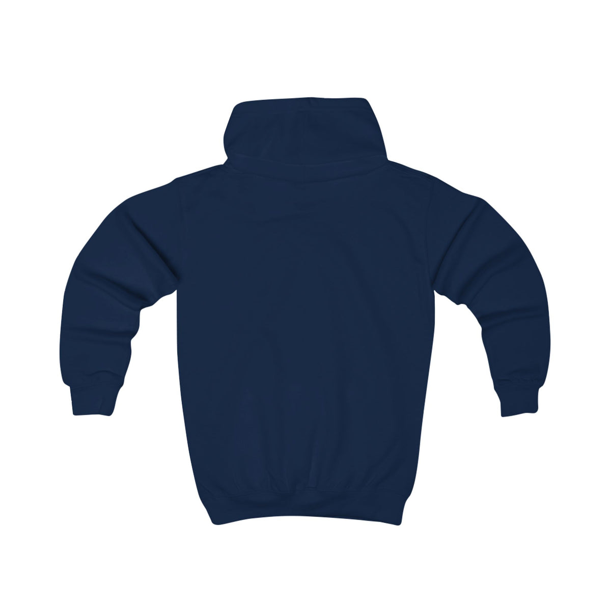 Kinder-Kapuzenpullover mit buntem Hochlandrind-Motiv