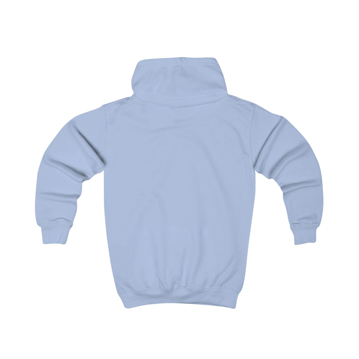 Kinder-Kapuzenpullover mit buntem Hochlandrind-Motiv