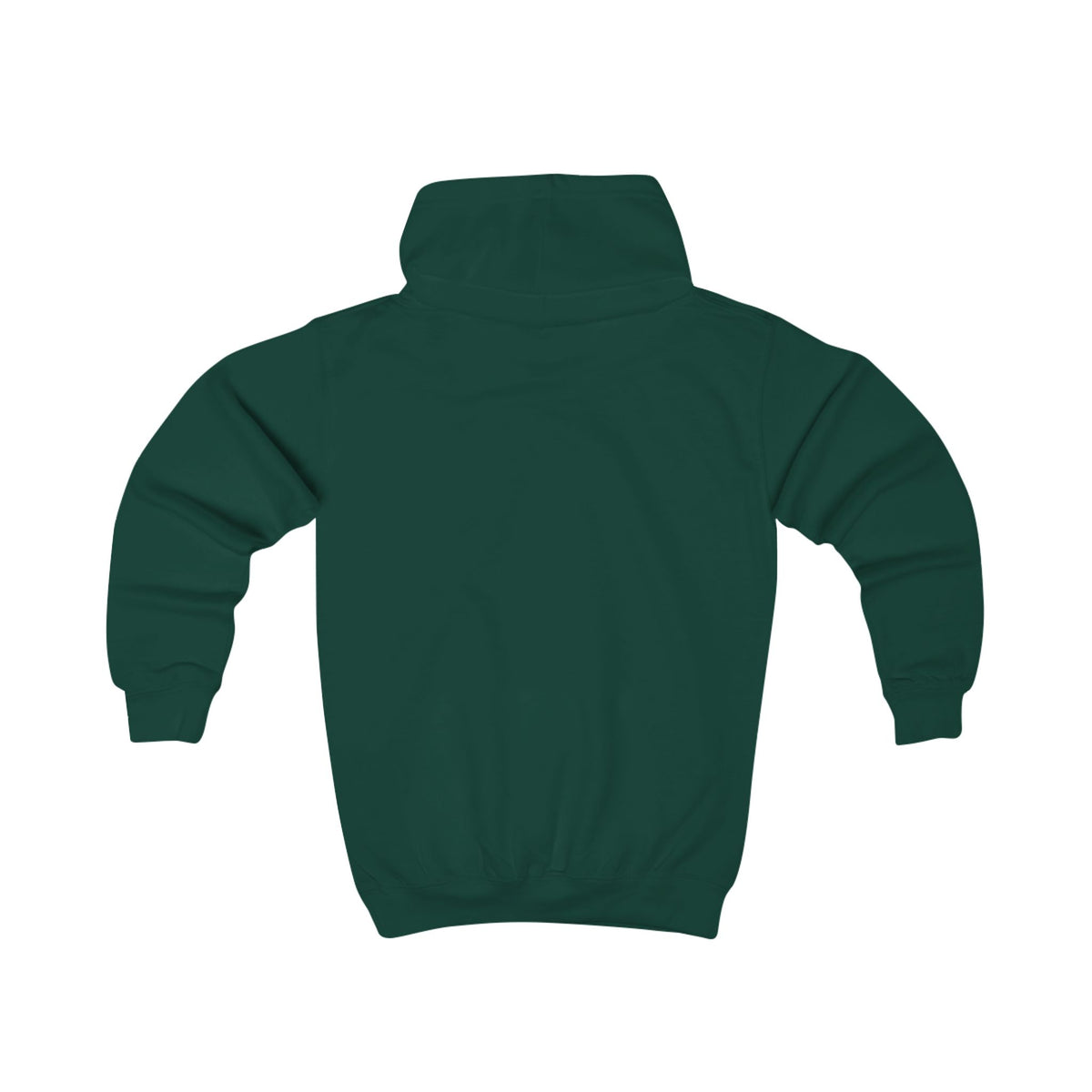 Kinder-Kapuzenpullover mit buntem Hochlandrind-Motiv