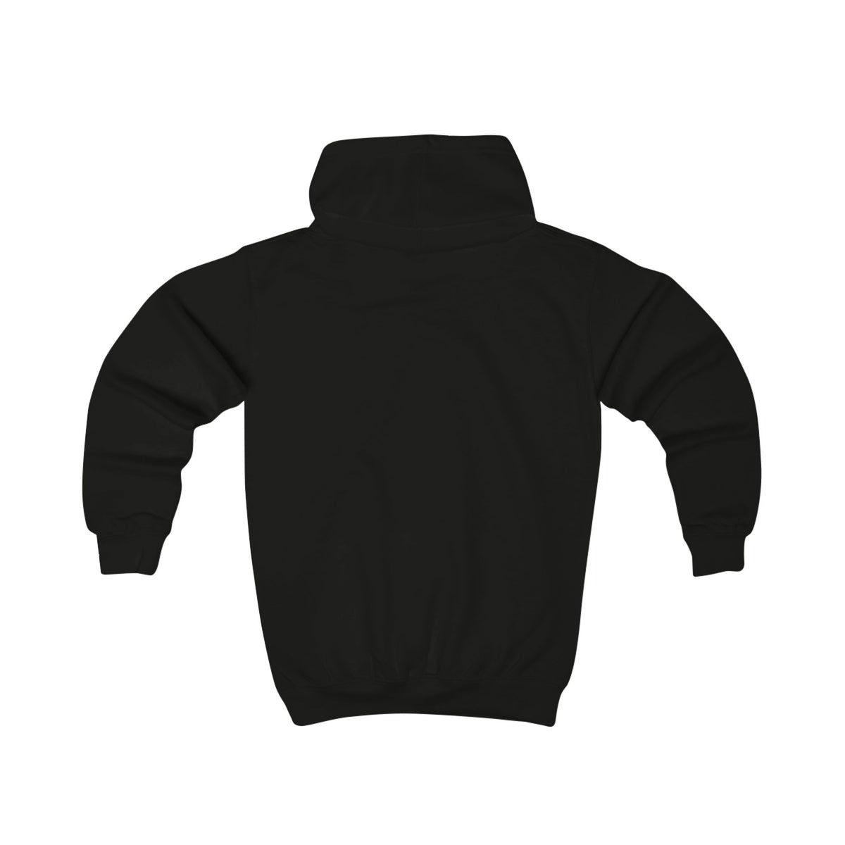 Kinder-Kapuzenpullover mit buntem Hochlandrind-Motiv