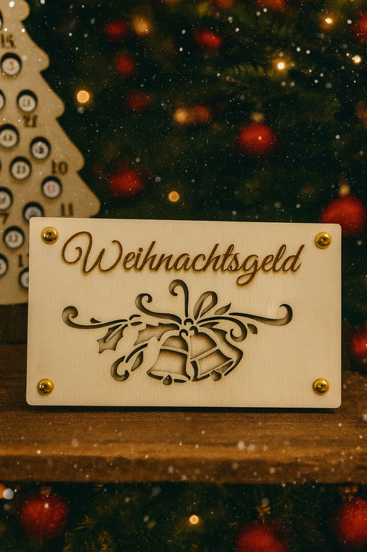 Geschenkkarte aus Holz