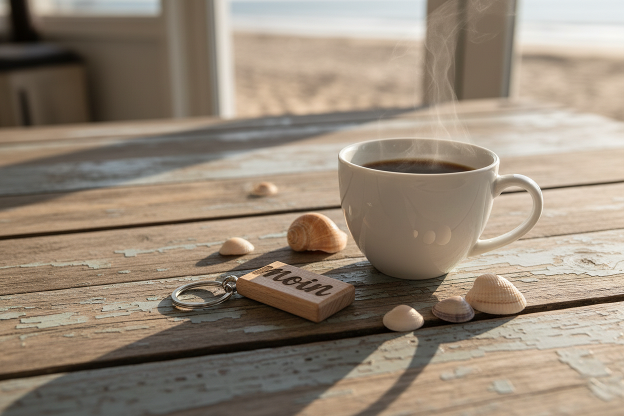 Schlüsselanhänger moin – Lifestyle Strandcafé