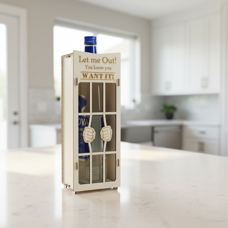 Portabottiglie in cucina moderna primo piano