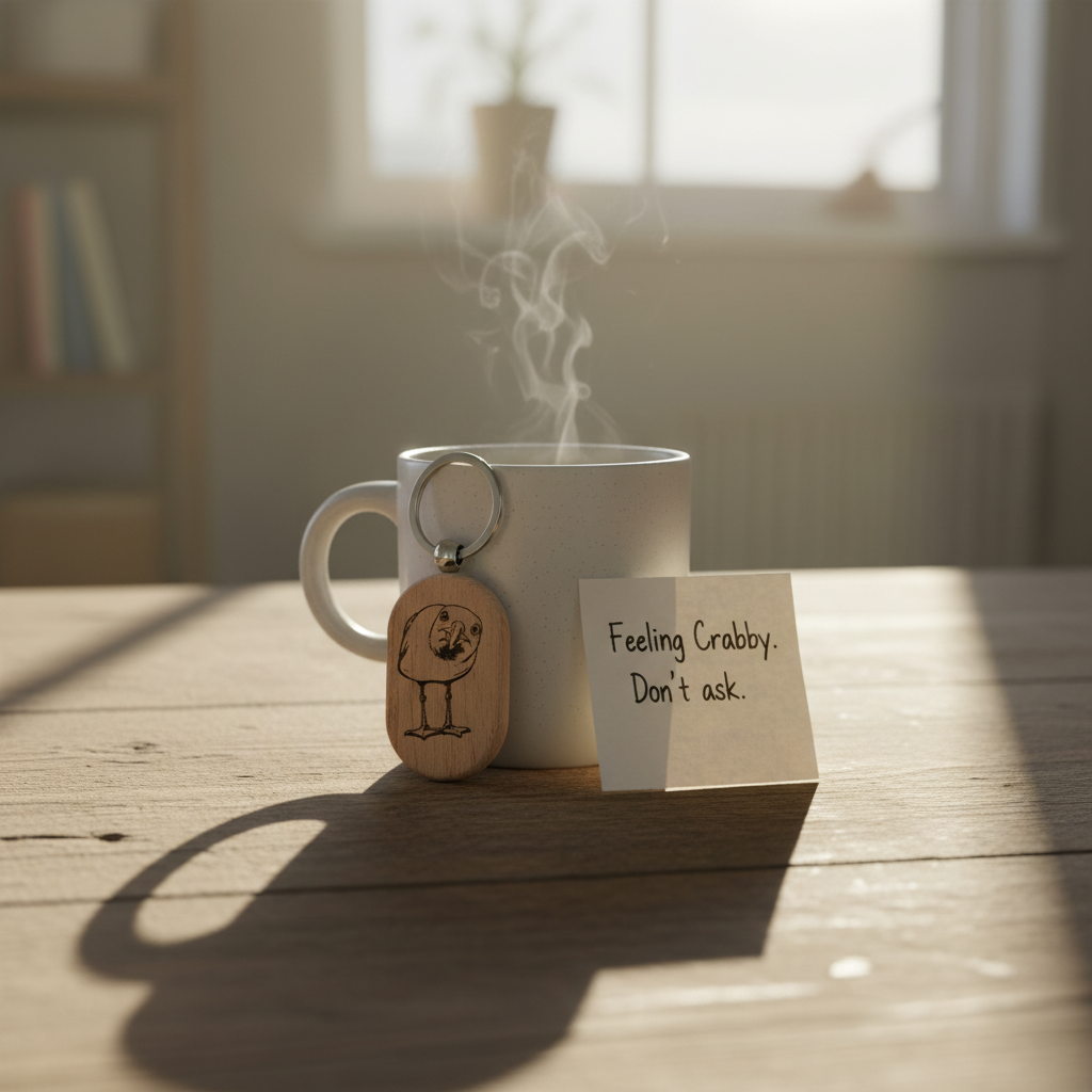 Lifestyle Kaffee Grumpy Möwe