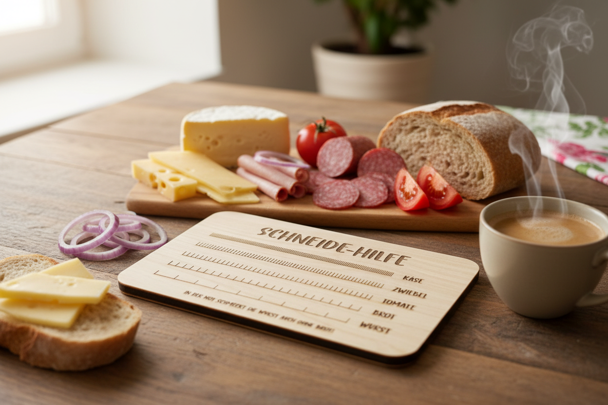 Lifestyle Schneide-Hilfe Fruehstueckstisch