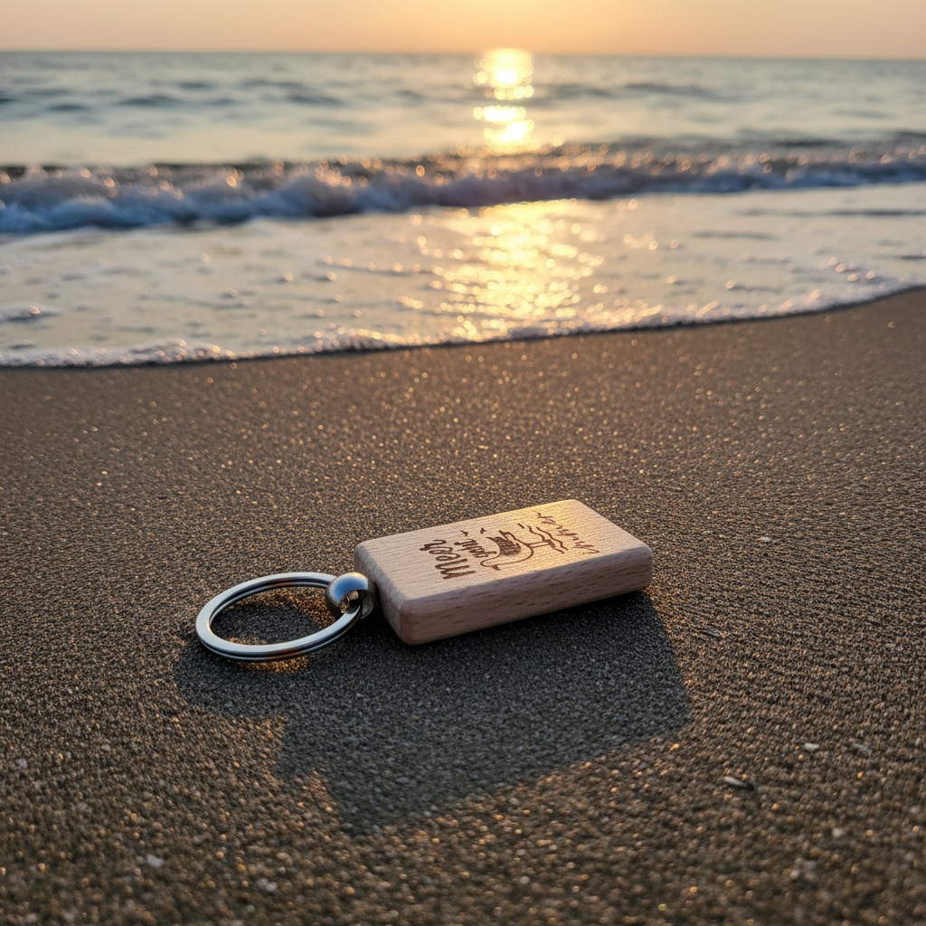Lifestyle Strand – Schlüsselanhänger Meer geht immer