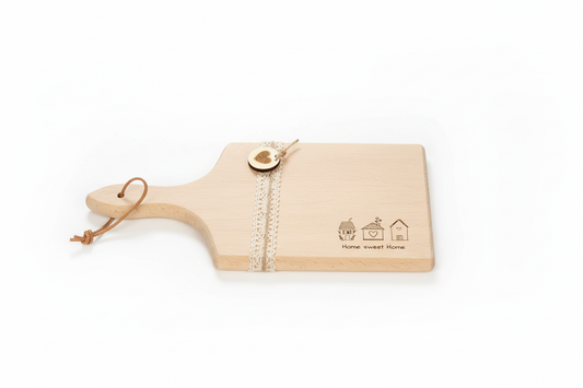 Schneidebrett aus Buchenholz Home Sweet Home - Professionelle Produktfotografie