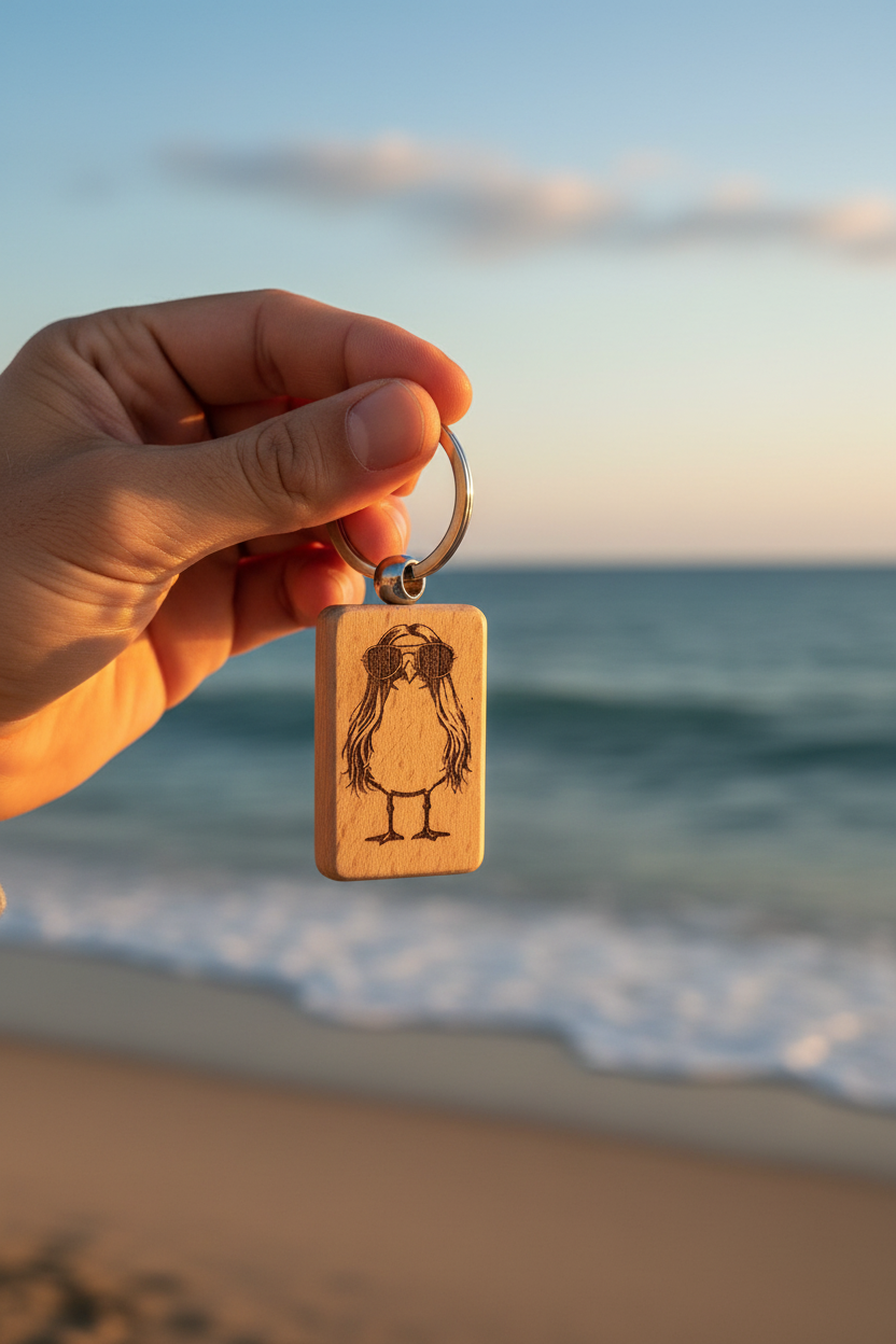 Schlüsselanhänger Cool-Möwe – Lifestyle Meer