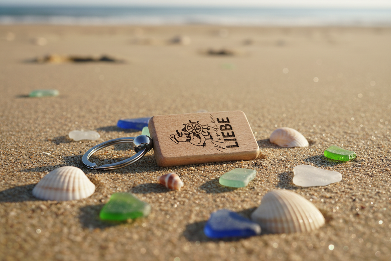 Schlüsselanhänger Nordsee LIEBE – Lifestyle am Strand