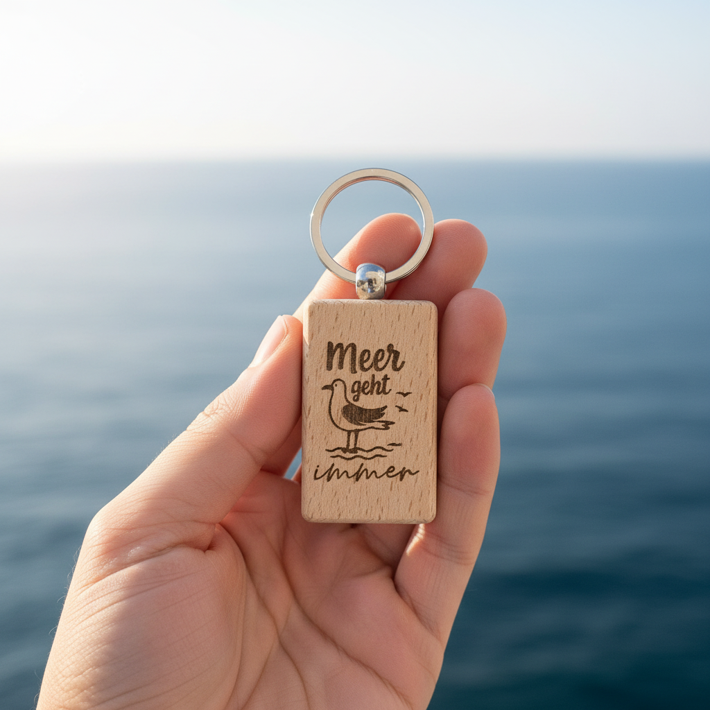 Lifestyle Meer – Schlüsselanhänger Meer geht immer