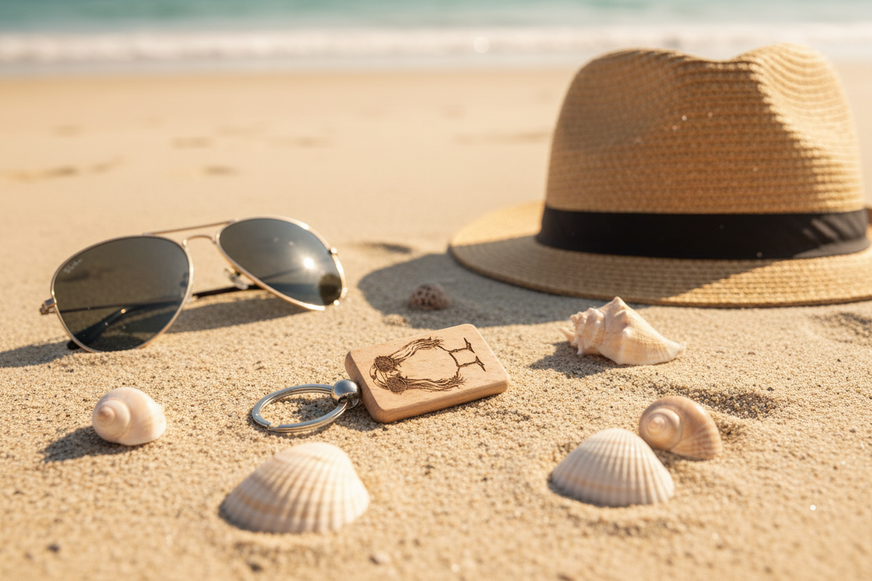 Schlüsselanhänger Cool-Möwe – Lifestyle Strand