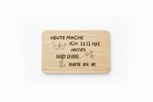 Produktfoto Holzbrett weisser Hintergrund