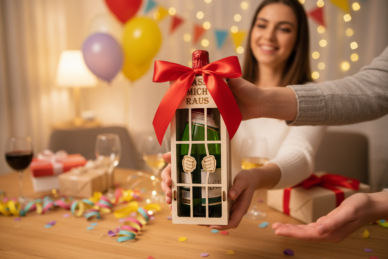 Flaschenhalter als Geschenk - Lifestyle Szene
