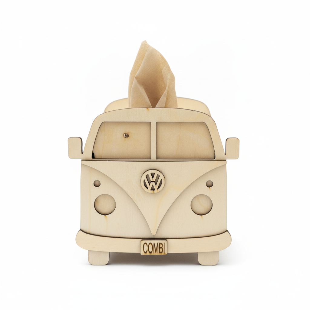Serviettenhalter VW Bulli aus Holz - Professionelle Produktfotografie