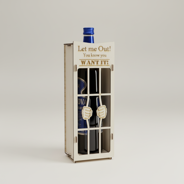 Portabottiglie in legno primo piano con sfondo professionale