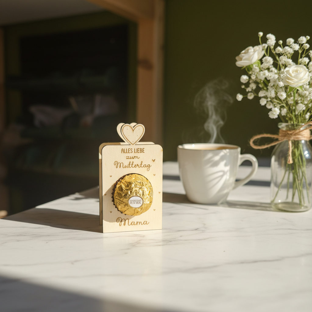 Holz-Pralinenhalter Alles Liebe zum Muttertag Lifestyle