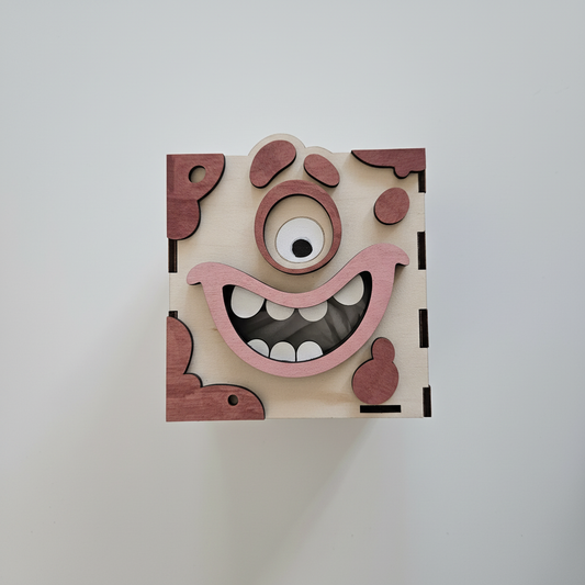 Monster Taschentuchbox – Frontansicht